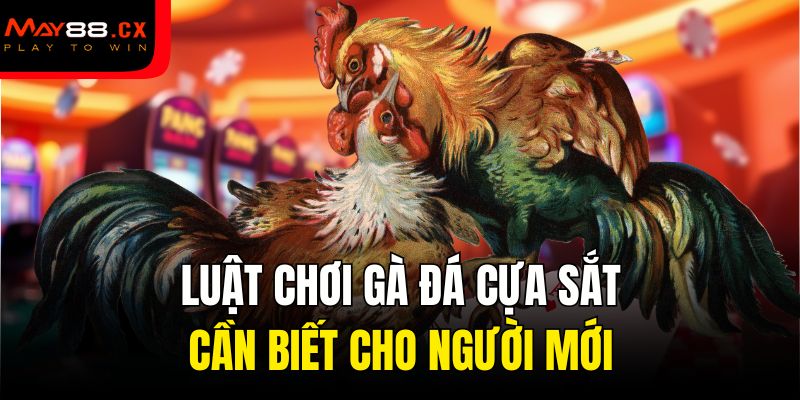 Luật chơi gà đá cựa sắt cần biết cho người mới