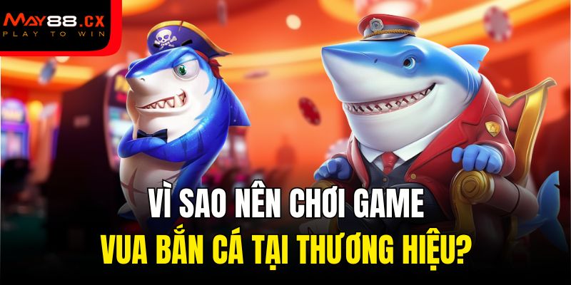 Vì sao nên chơi game vua bắn cá tại thương hiệu?